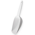 8oz Slotted White Scoop